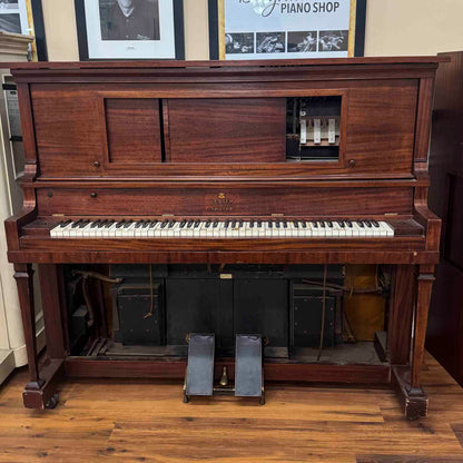CURRENT SHOP WORK - 1916 Lester 53" Wood Finish Commissioned Upright Piano