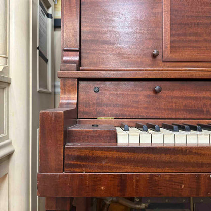 CURRENT SHOP WORK - 1916 Lester 53" Wood Finish Commissioned Upright Piano