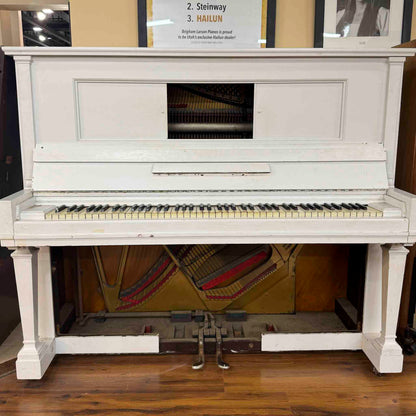 CURRENT SHOP WORK - 1911 Steinway 53" Wood Finish Commissioned Upright Piano