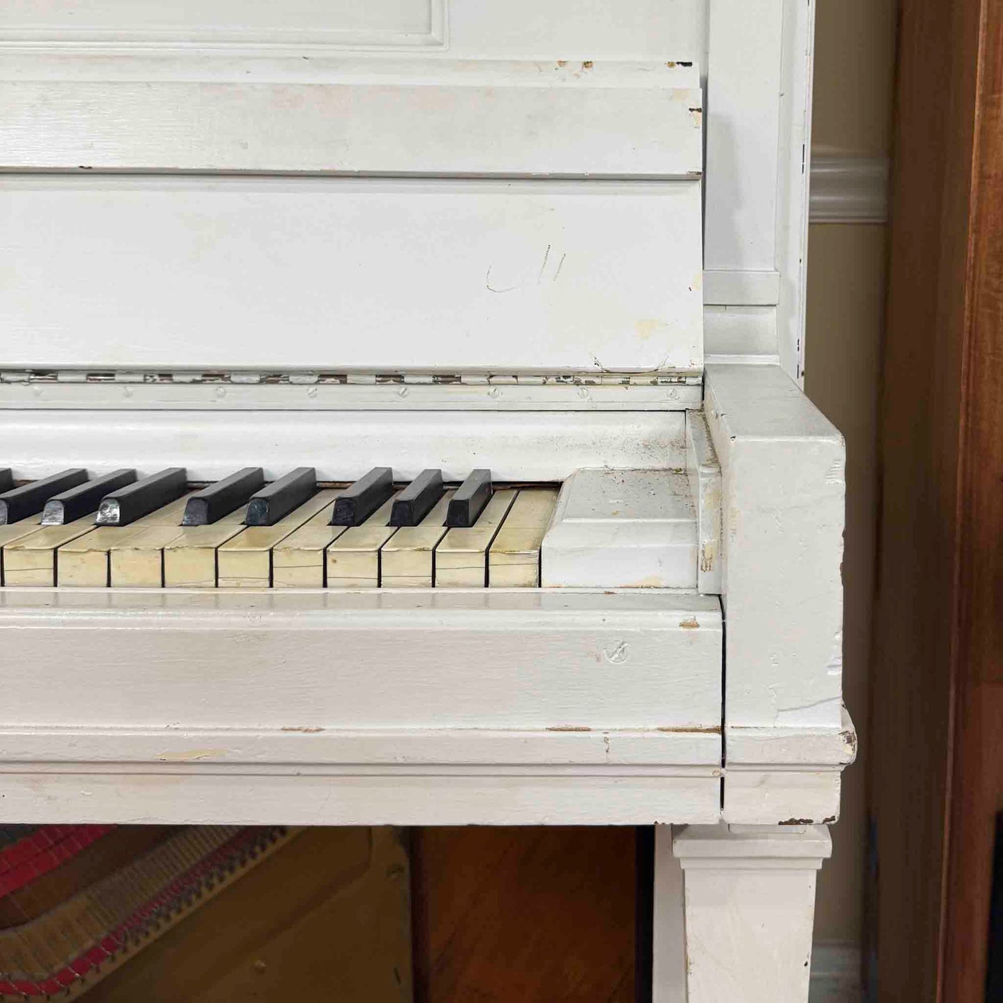 CURRENT SHOP WORK - 1911 Steinway 53" Wood Finish Commissioned Upright Piano