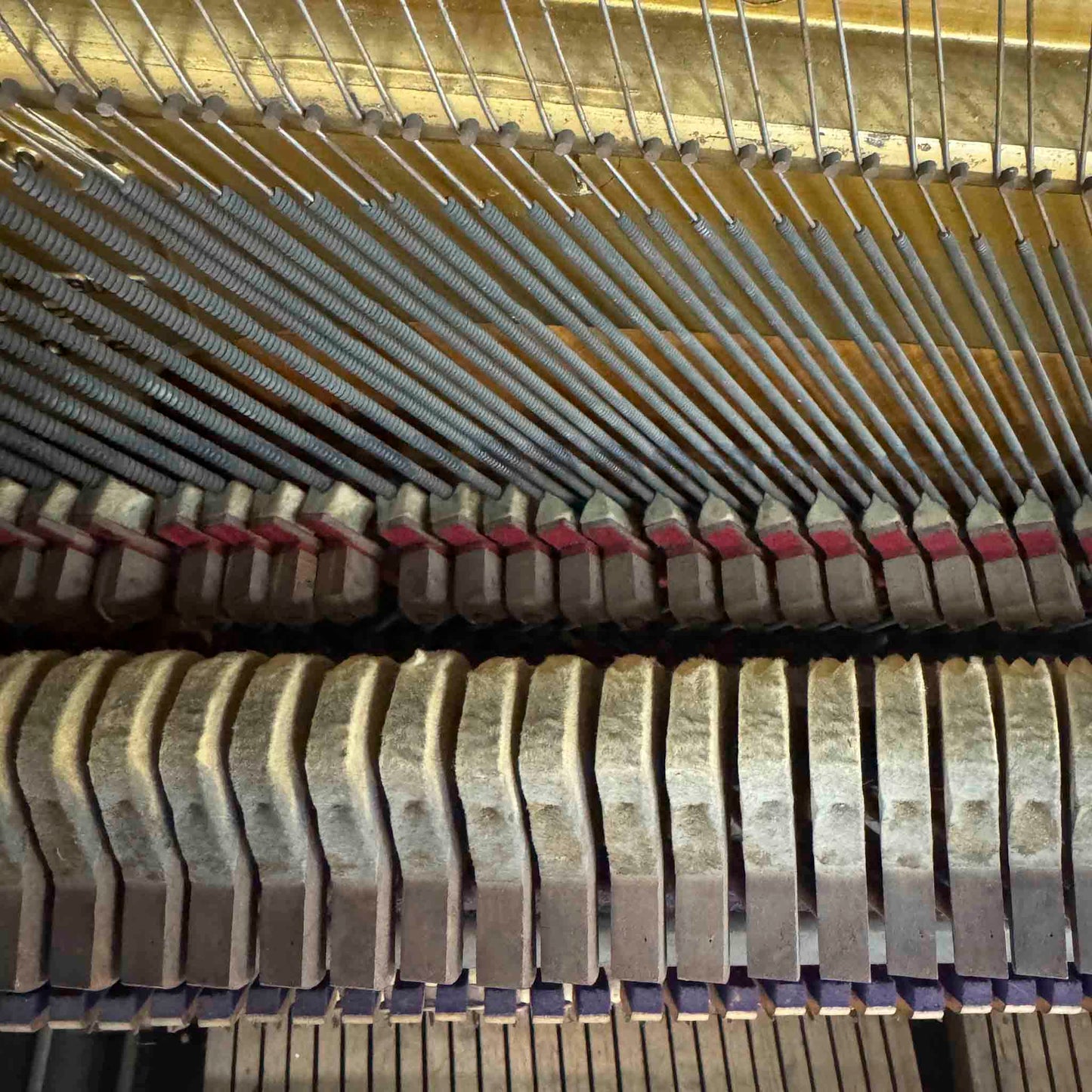 CURRENT SHOP WORK - 1911 Steinway 53" Wood Finish Commissioned Upright Piano
