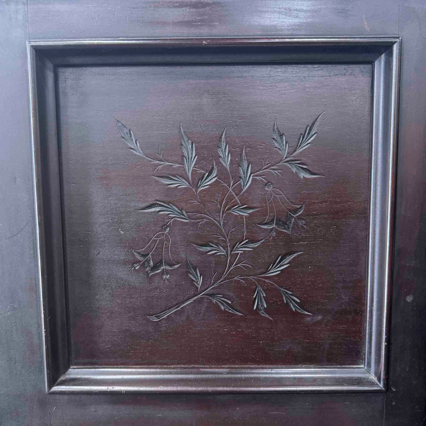 CURRENT SHOP WORK - 1890 Emerson 58" Wood Finish Commissioned Upright Piano