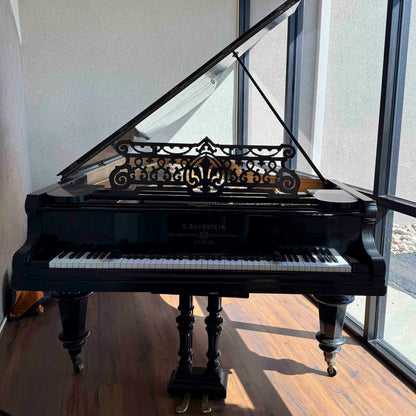 CURRENT SHOP WORK - 1888 Bechstein 7' Black Finish Commissioned Grand Piano
