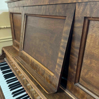 CURRENT SHOP WORK - 1893 Mason & Hamlin 57" Wood Finish Commissioned Upright Piano