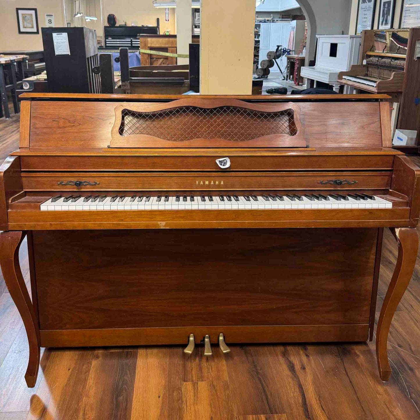SOLD 1993 Yamaha M305 44" Wood Finish Commissioned Console Piano