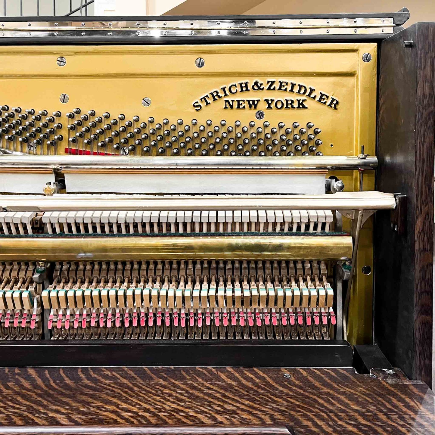 SOLD 1897 Strich & Zeidler Upright Piano