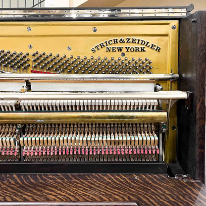 SOLD 1897 Strich & Zeidler Upright Piano