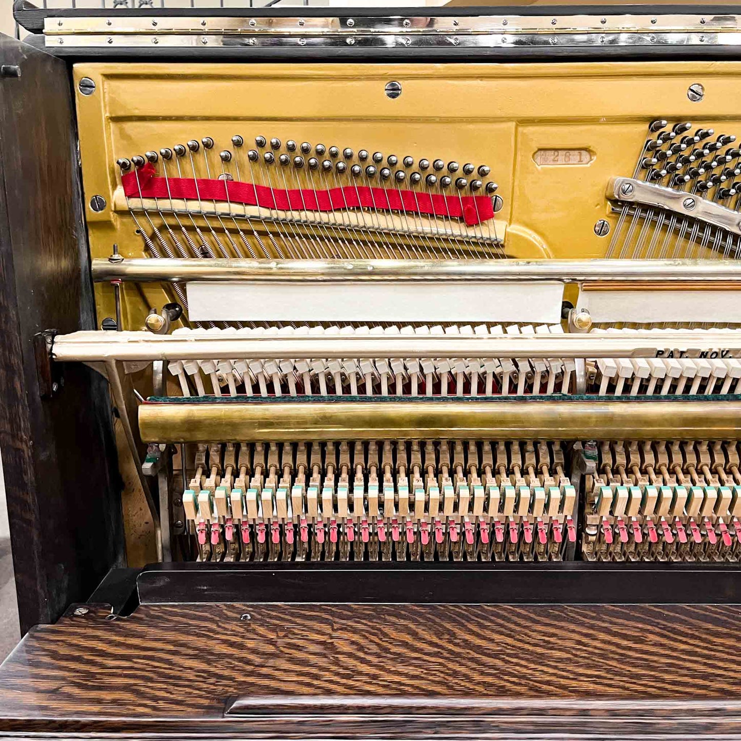 SOLD 1897 Strich & Zeidler Upright Piano