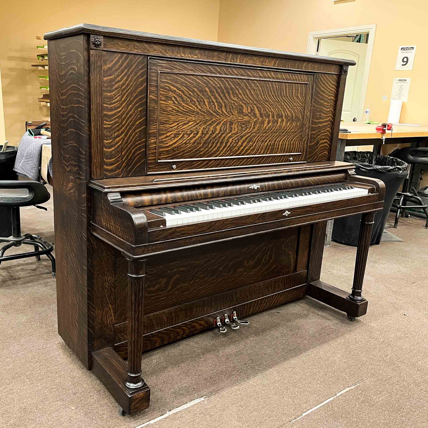 SOLD 1897 Strich & Zeidler Upright Piano
