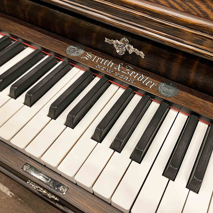 SOLD 1897 Strich & Zeidler Upright Piano
