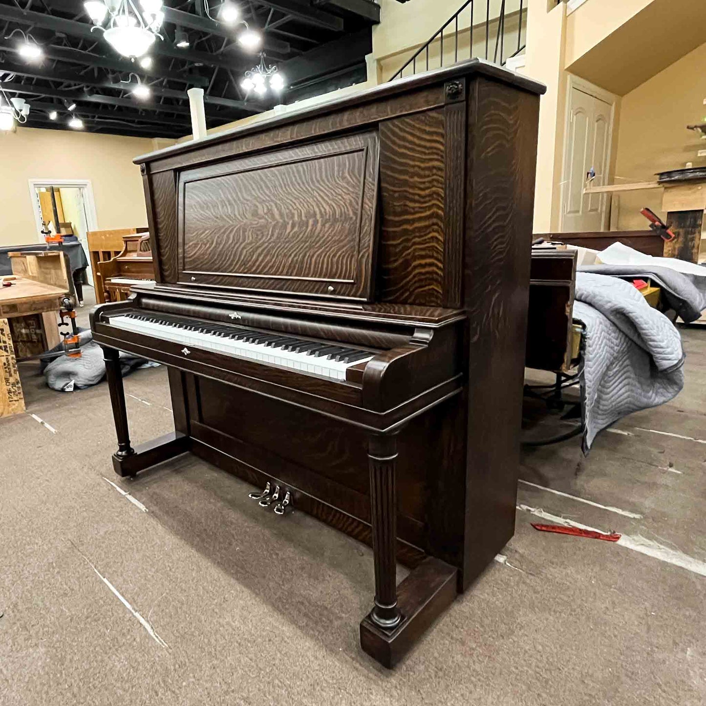 SOLD 1897 Strich & Zeidler Upright Piano