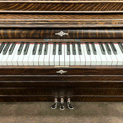 SOLD 1897 Strich & Zeidler Upright Piano