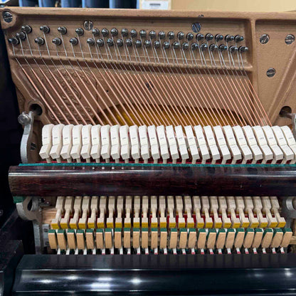 SOLD 1957 Steinway & Sons 47" Satin Black Commissioned Studio Upright Piano