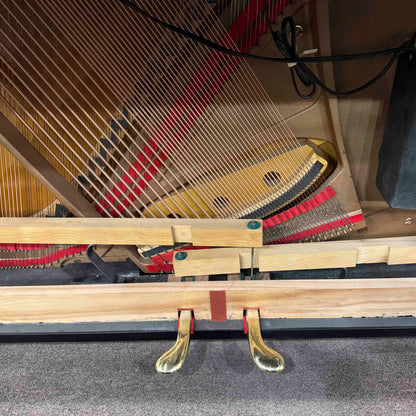 SOLD 1957 Steinway & Sons 47" Satin Black Commissioned Studio Upright Piano