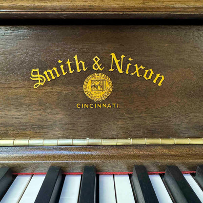 SOLD 2024 Piano Legacy Project Giveaway Winning Family- 1907 Smith & Nixon Wood Finish Upright Piano