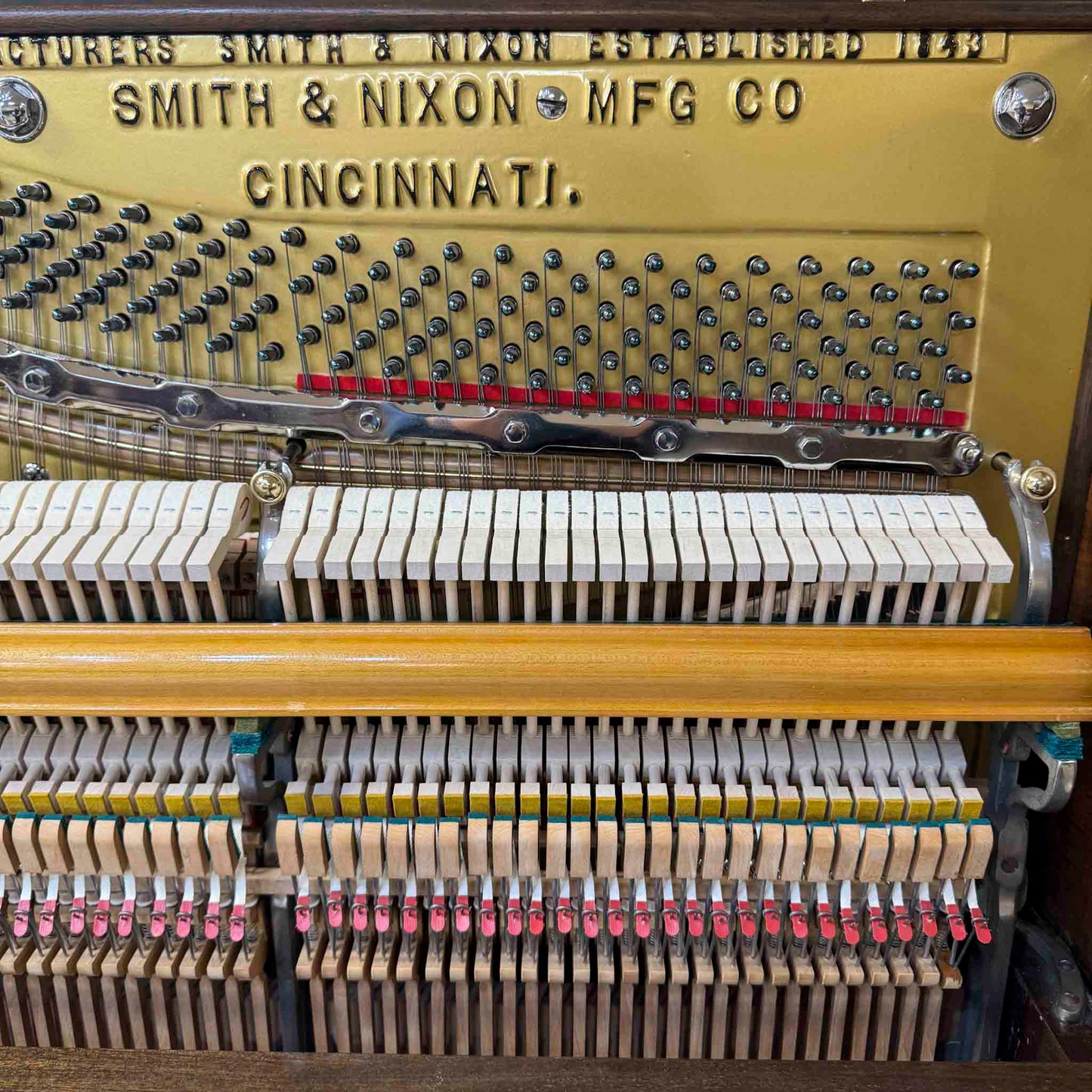 SOLD 2024 Piano Legacy Project Giveaway Winning Family- 1907 Smith & Nixon Wood Finish Upright Piano