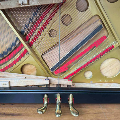 CURRENT SHOP WORK - 1903 Everett 55" Wood Finish Commissioned Upright Piano