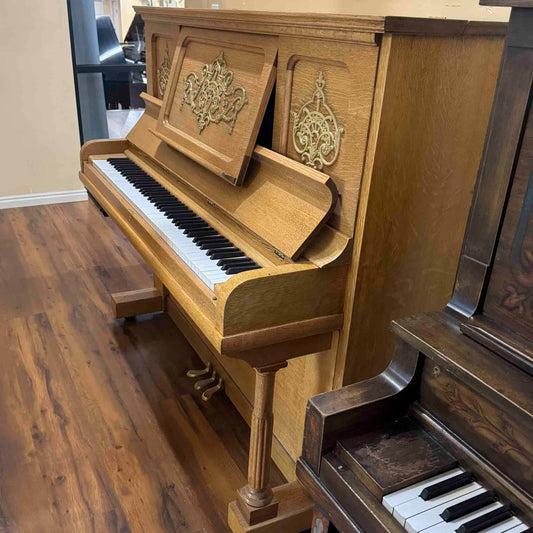 CURRENT SHOP WORK - 1907 Kimball Upright Commissioned Player Piano