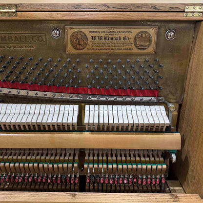 SOLD 1907 Kimball Upright Commissioned Player Piano