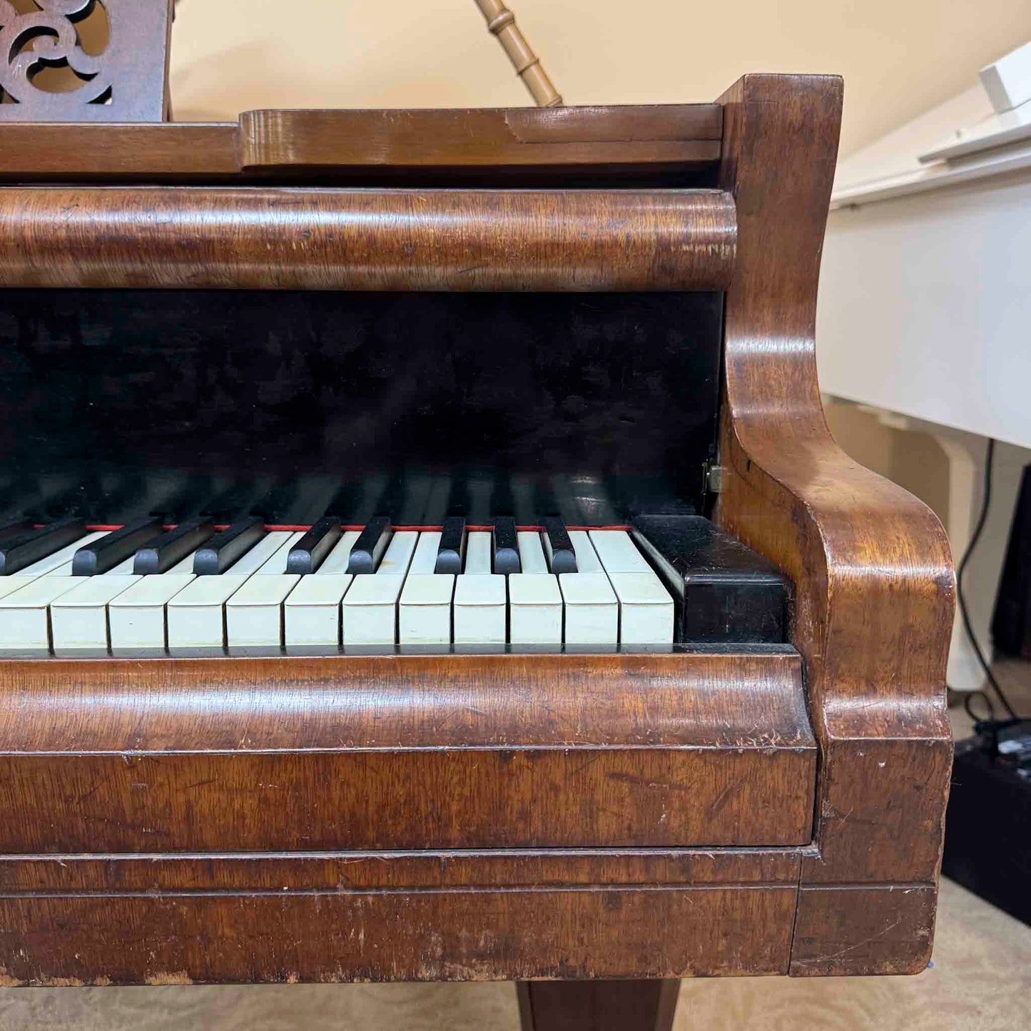 CURRENT SHOP WORK - 1881 Bosendorfer (Viennese action) Wood Finish 6'3" Commissioned Grand Piano