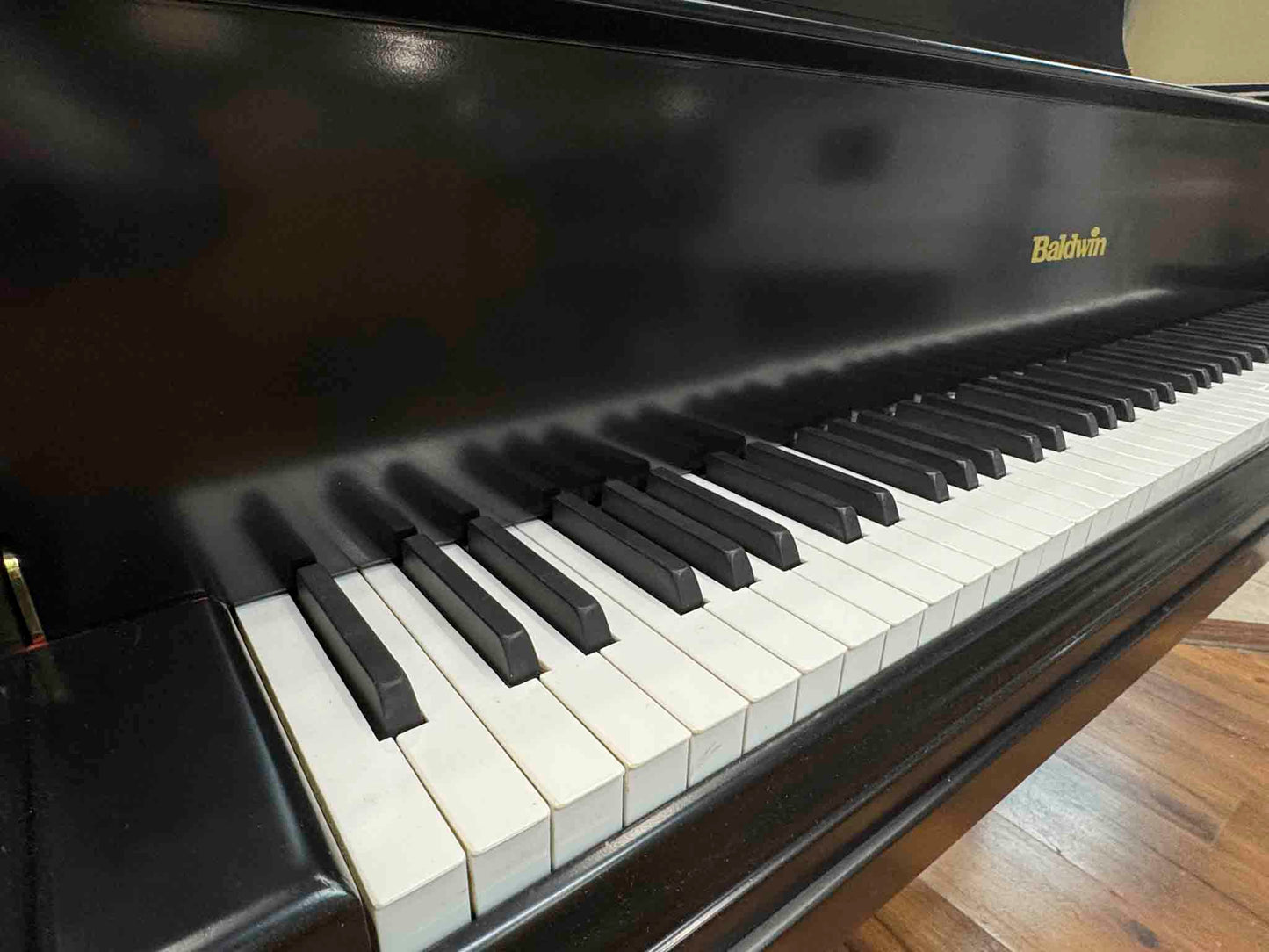 CURRENT SHOP WORK - 1948 Baldwin R 5'7" Satin Black Commissioned Grand Piano
