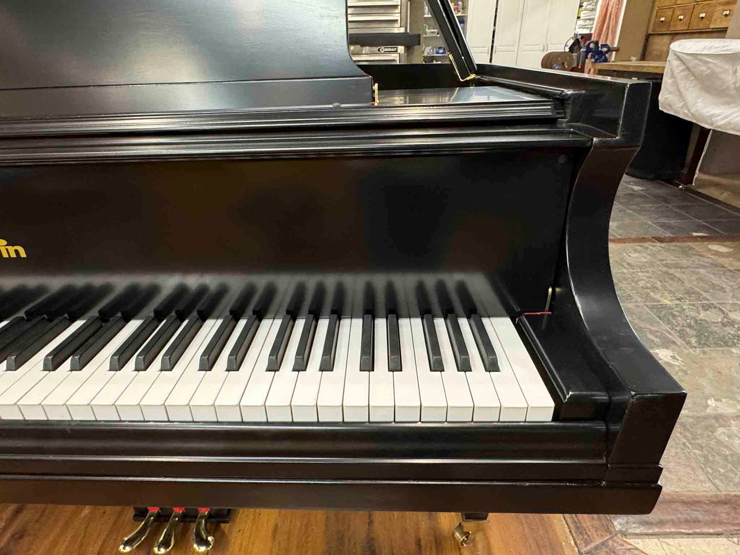 HEIRLOOM RESTORATION 1978 Baldwin R 5'7" Satin Black Commissioned Grand Piano
