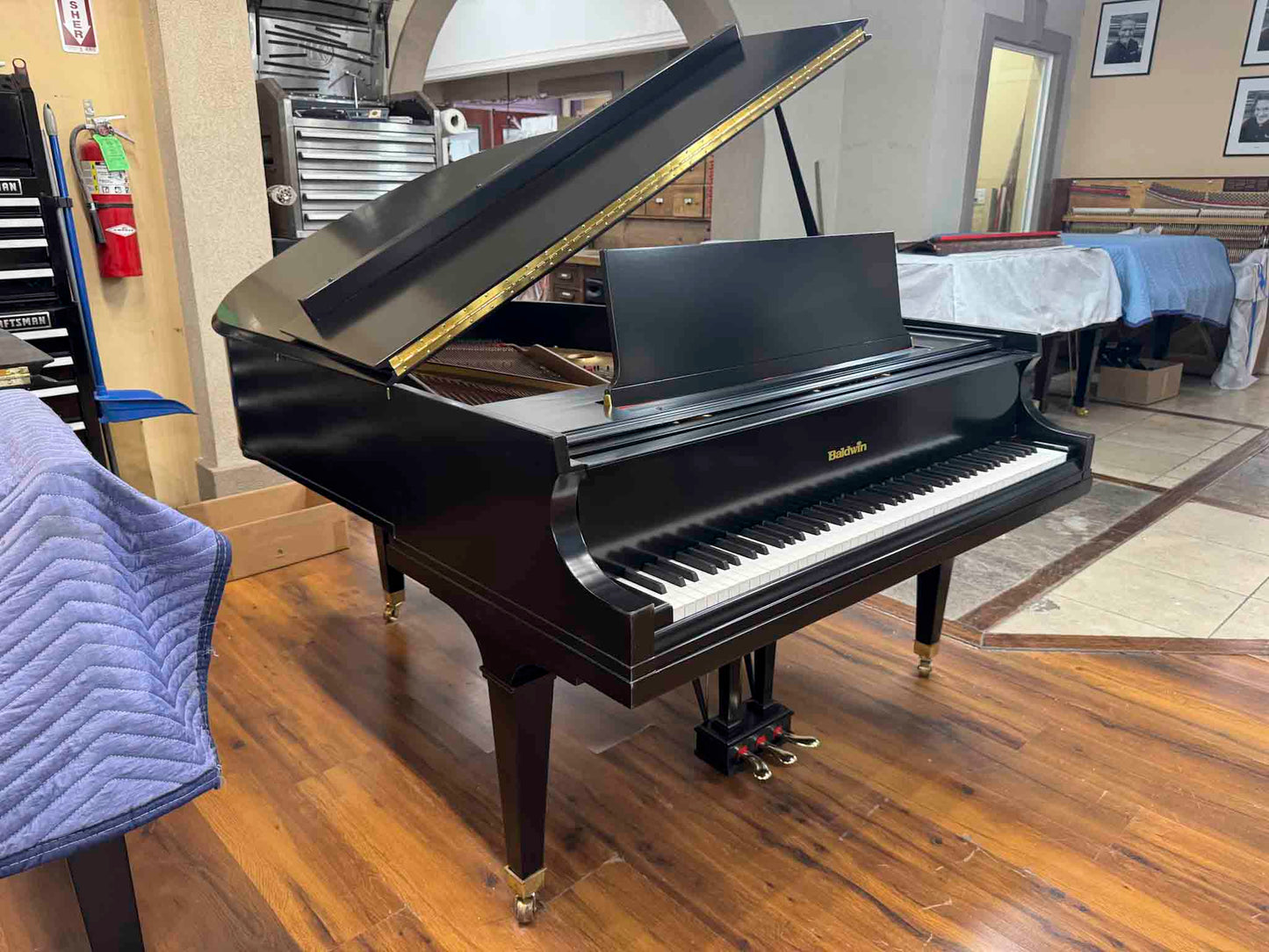 HEIRLOOM RESTORATION 1978 Baldwin R 5'7" Satin Black Commissioned Grand Piano