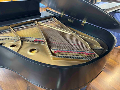 CURRENT SHOP WORK - 1948 Baldwin R 5'7" Satin Black Commissioned Grand Piano