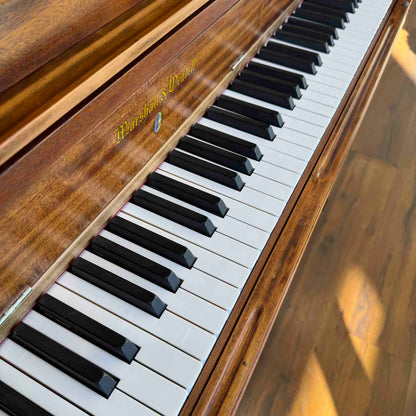 CURRENT SHOP WORK - 1918 Marshall & Wendell 55" Wood Finish Commissioned Upright Piano
