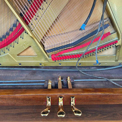 CURRENT SHOP WORK - 1918 Marshall & Wendell 55" Wood Finish Commissioned Upright Piano