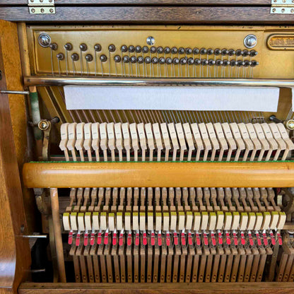 CURRENT SHOP WORK - 1924 Brinkerhoff 49" Wood Finish Commissioned Upright Piano