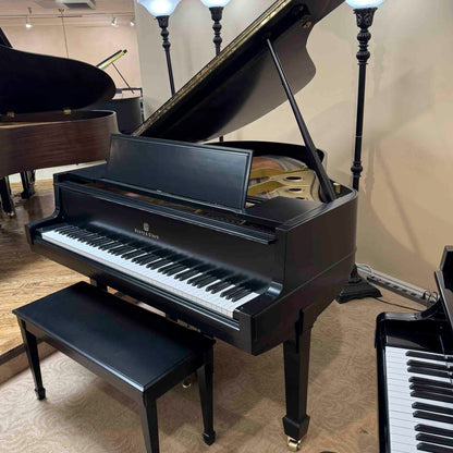 1995 Story & Clark 5'1" Satin Black Baby Grand Piano
