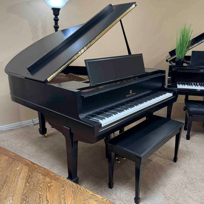 1995 Story & Clark 5'1" Satin Black Baby Grand Piano