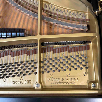 1995 Story & Clark 5'1" Satin Black Baby Grand Piano