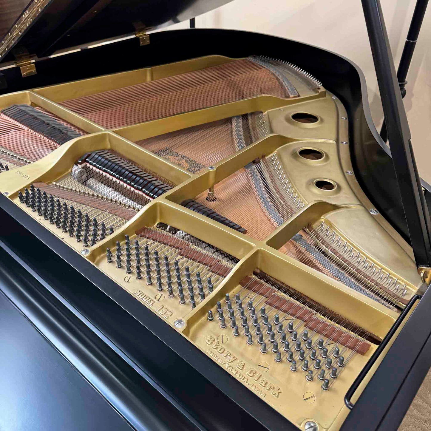 1995 Story & Clark 5'1" Satin Black Baby Grand Piano