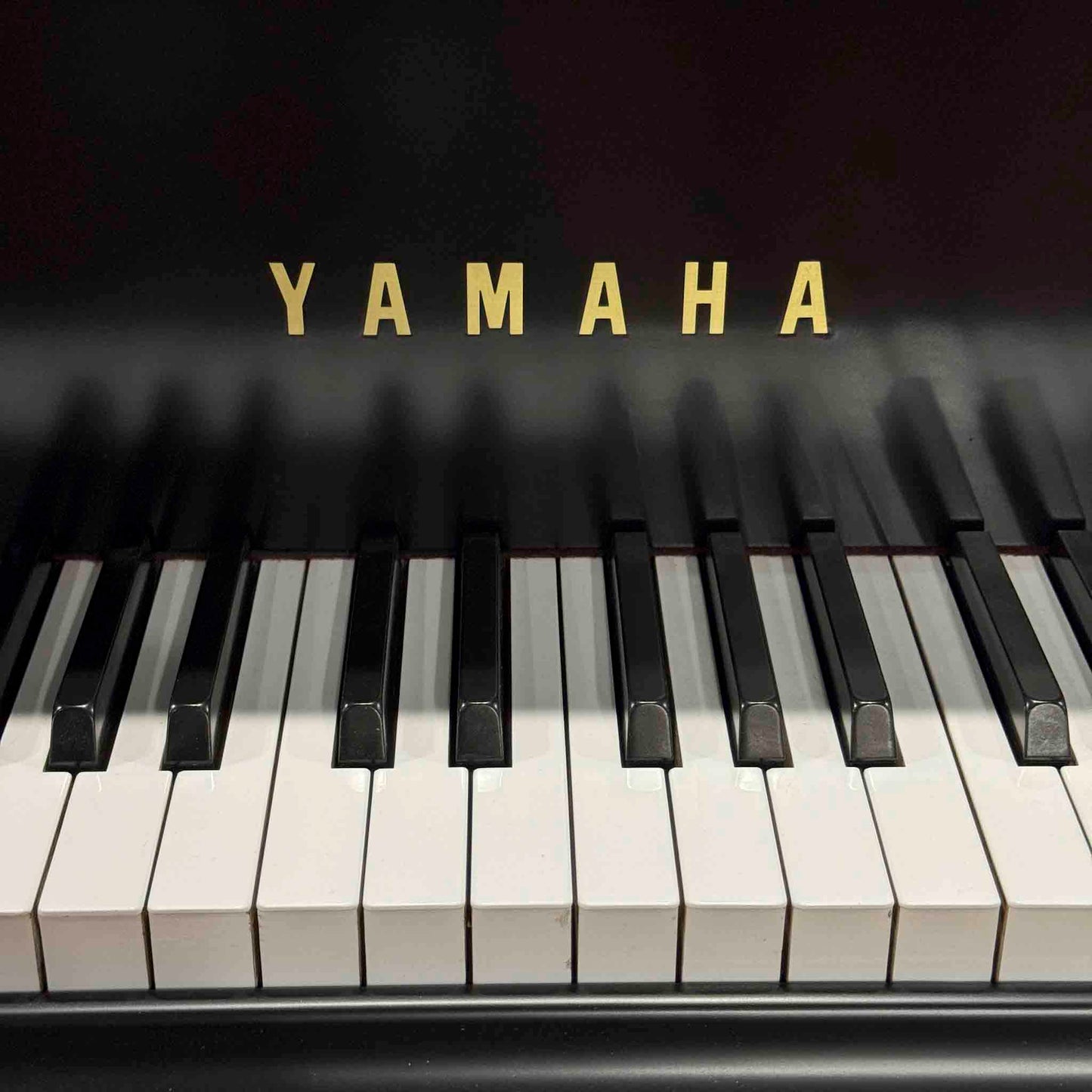 1978 Yamaha C7 7'6" Satin Black Grand Piano - with QRS Digital Player System