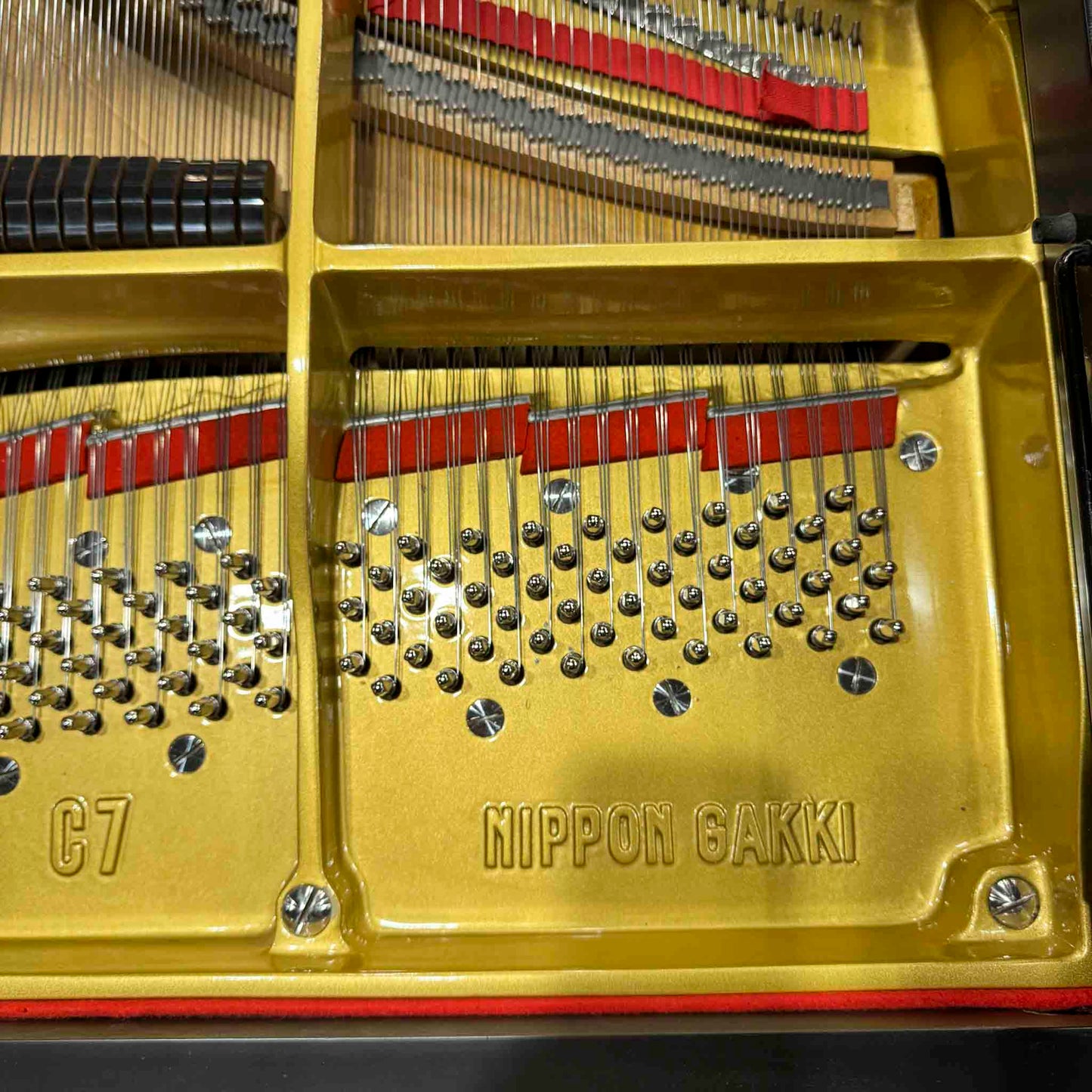 1978 Yamaha C7 7'6" Satin Black Grand Piano