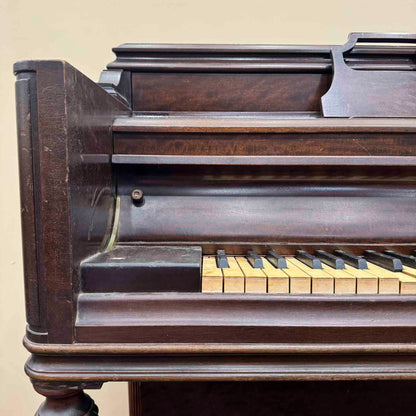 CURRENT SHOP WORK - 1948 Mason & Hamlin Model E 41" Wood Finish Commissioned Conosle Piano