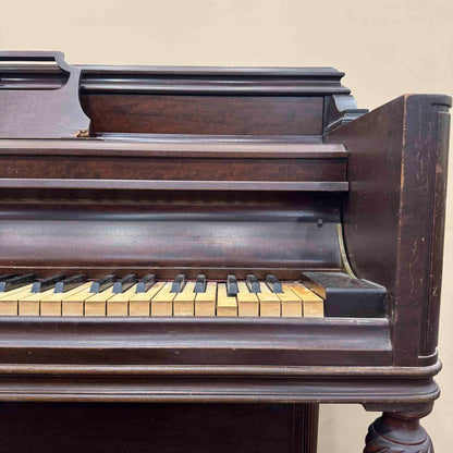 CURRENT SHOP WORK - 1948 Mason & Hamlin Model E 41" Wood Finish Commissioned Conosle Piano