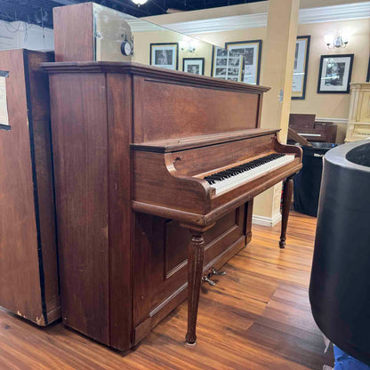 AVAILABLE TO RESTORE: CALL FOR CUSTOM PRICING - 1904 Hobart M. Cable 57" Wood Finish Upright Piano