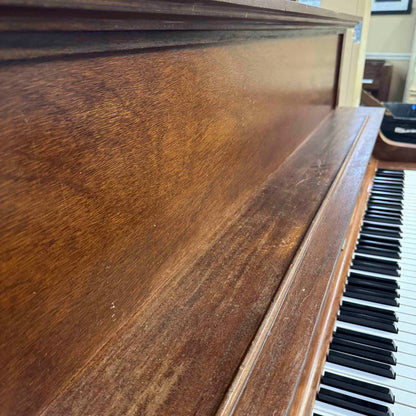 AVAILABLE TO RESTORE: CALL FOR CUSTOM PRICING - 1904 Hobart M. Cable 57" Wood Finish Upright Piano