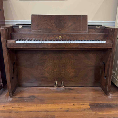 SOLD 1937 Wurlitzer 34" Wood Finish Commissioned Spinet Piano