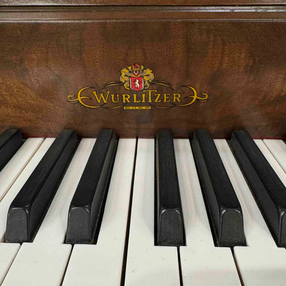 SOLD 1937 Wurlitzer 34" Wood Finish Commissioned Spinet Piano