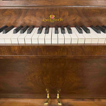 SOLD 1937 Wurlitzer 34" Wood Finish Commissioned Spinet Piano