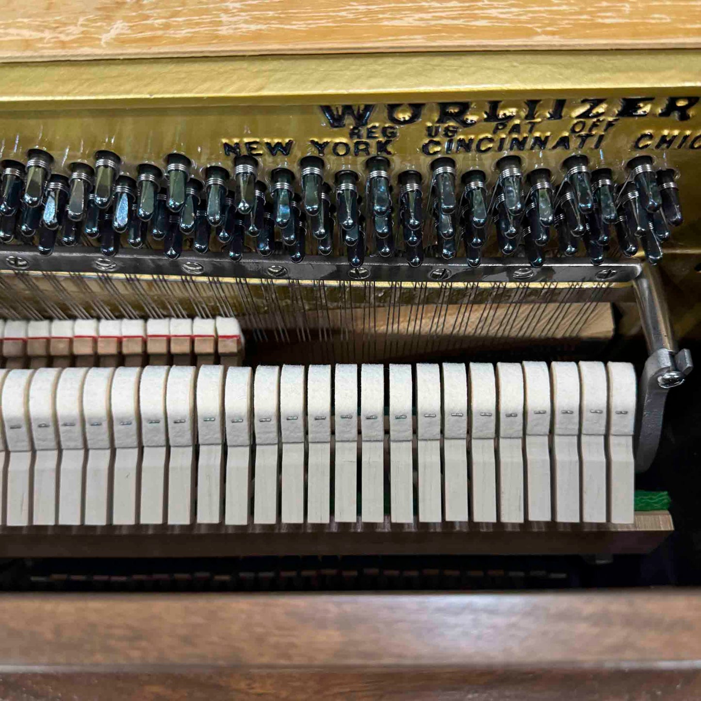 SOLD 1937 Wurlitzer 34" Wood Finish Commissioned Spinet Piano