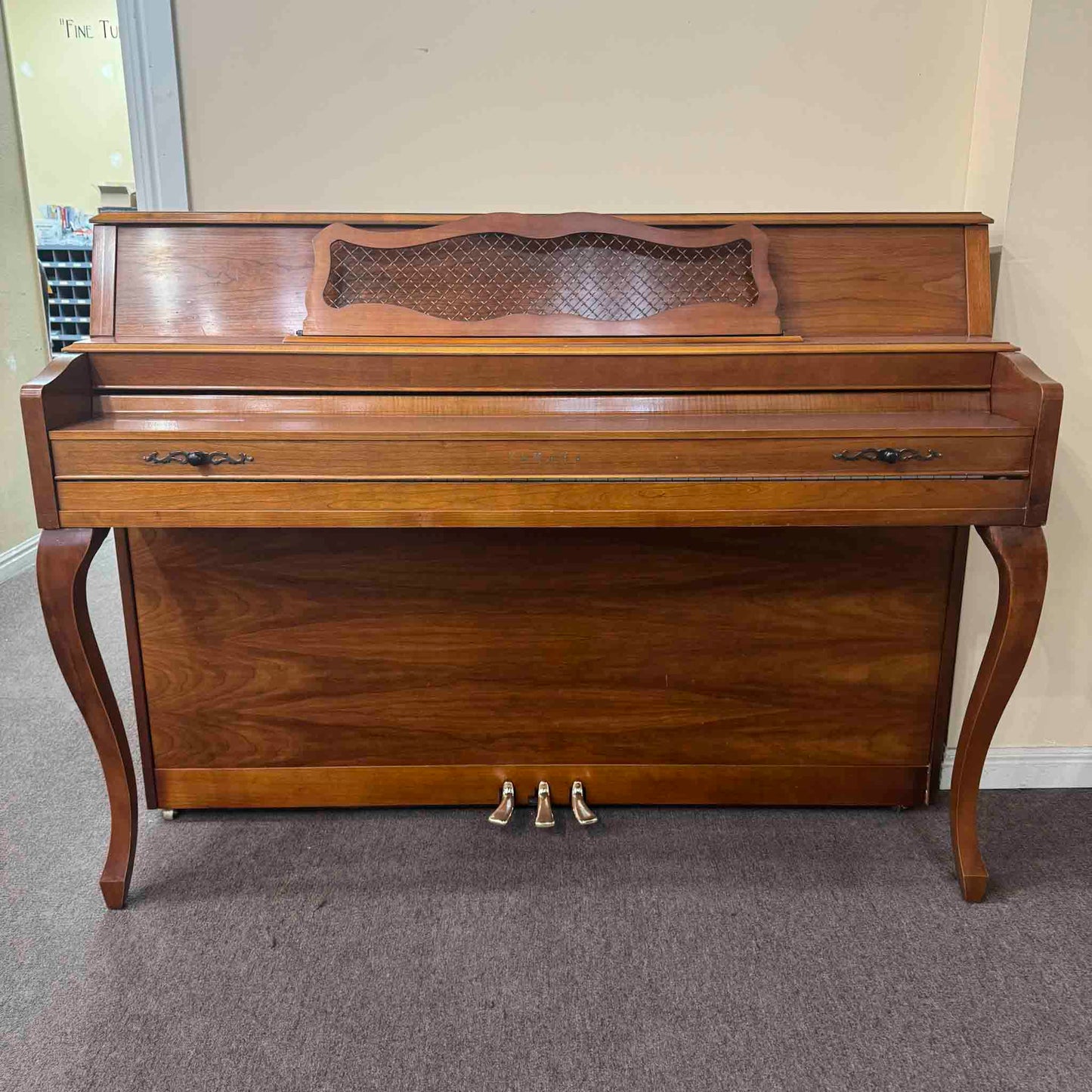 SOLD 1993 Yamaha M305 44" Wood Finish Commissioned Console Piano