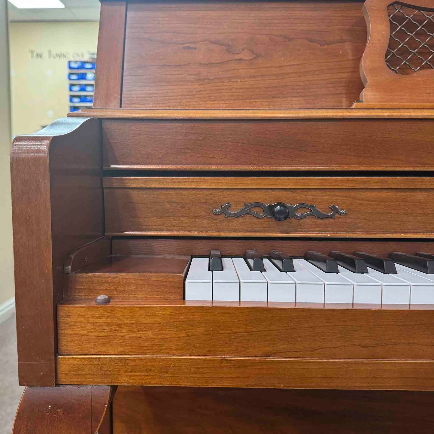 SOLD 1993 Yamaha M305 44" Wood Finish Commissioned Console Piano