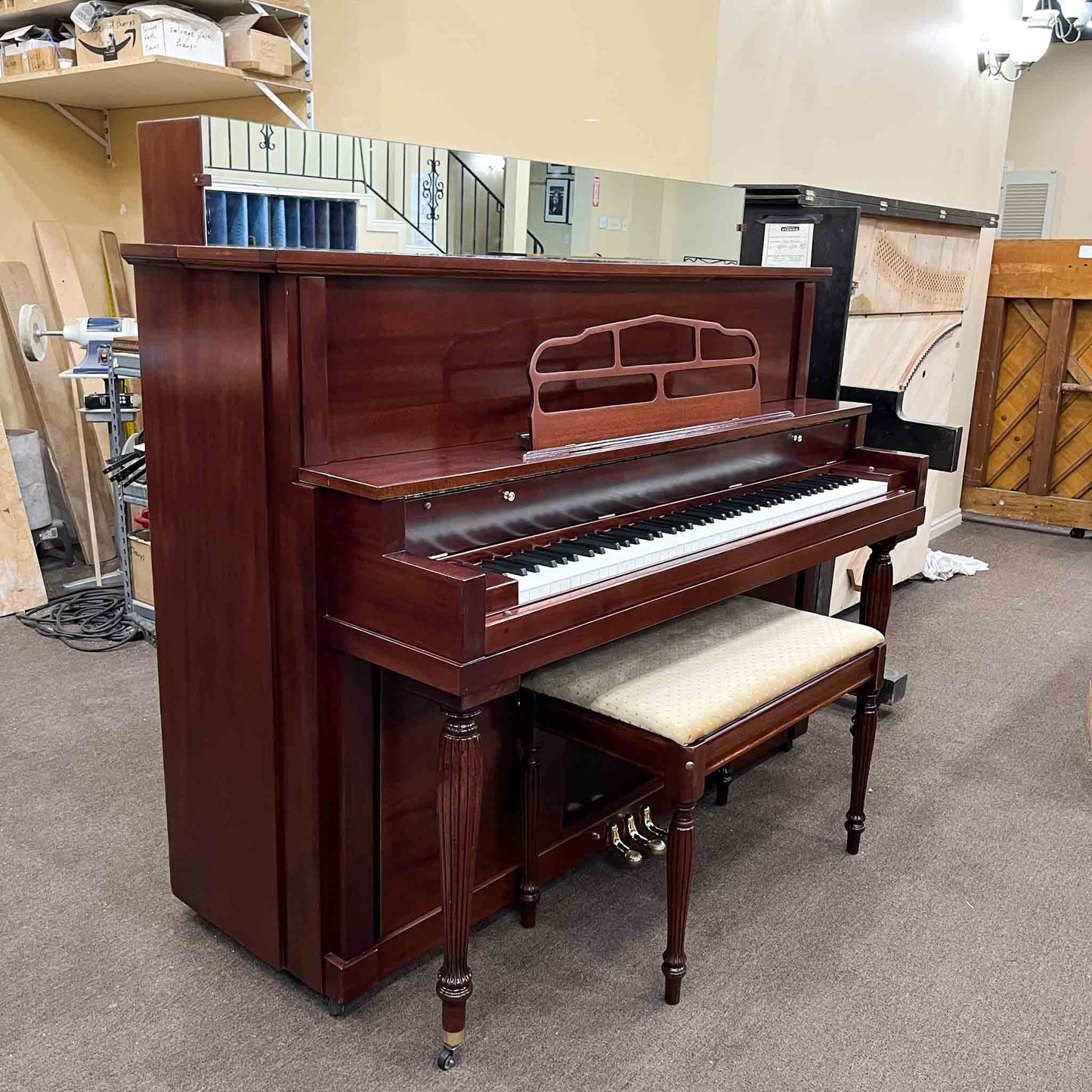SOLD 1919 Foster & Co. Rochester Commissioned Upright Piano