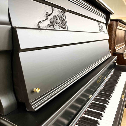 SOLD Taylor Bros. Co. Commissioned Satin Black Upright Piano