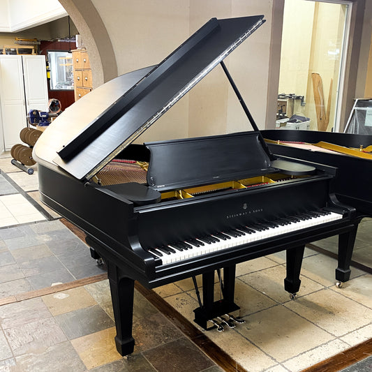 HEIRLOOM RESTORATION 1905 Steinway Model O Satin Black Commissioned Grand Piano